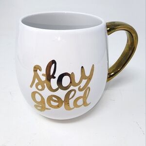 STAY GOLD  Threshold stoneware large coffee mug